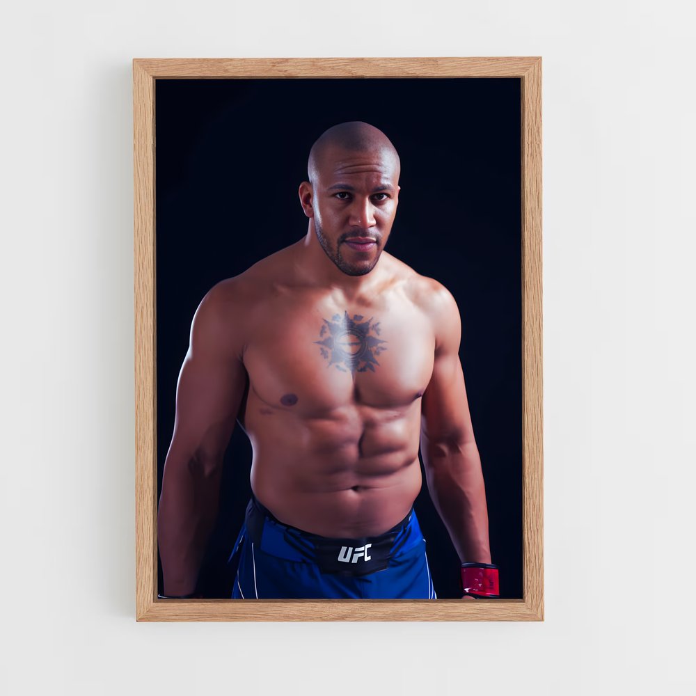 Poster Ciryl gane gladiateur – affiche MMA (vue 4)
